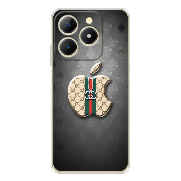 Чехол с принтом «Apple gucci» для Realme Note 70T