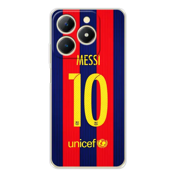 Чехол с принтом «Messi Barca 10» для Realme Note 70T