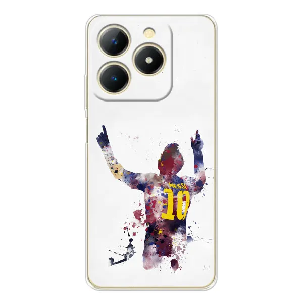 Чехол с принтом «Messi Barca» для Realme Note 70T