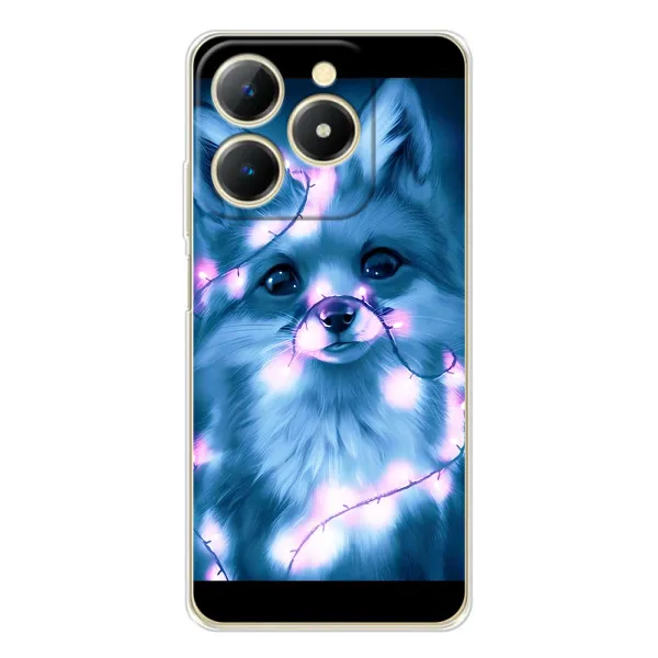 Чехол с принтом «Яркая лисичка» для Realme Note 70T