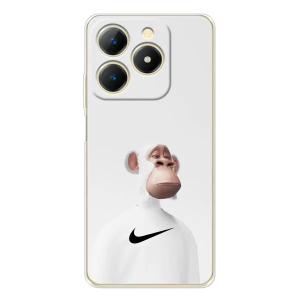 Чехол с принтом «обезьяна NFT Nike» для Realme Note 70T