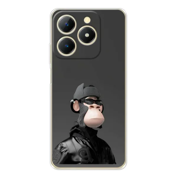 Чехол с принтом «стильная обезьяна NFT» для Realme Note 70T