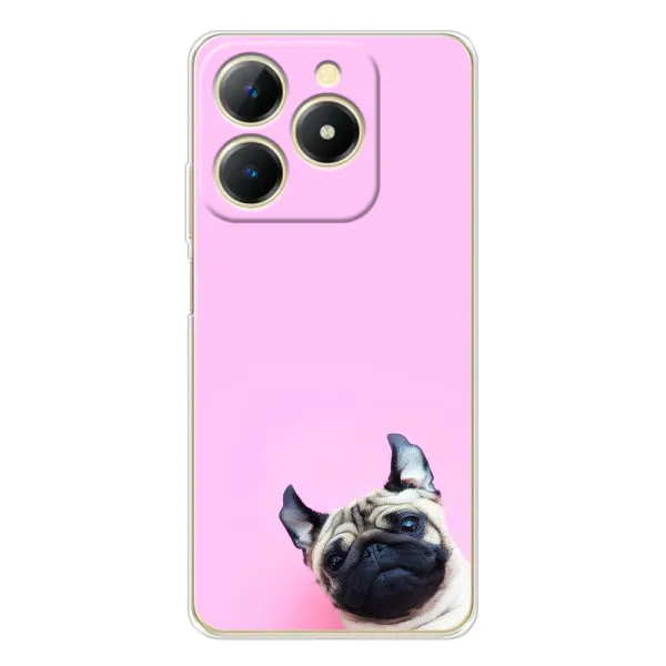 Чехол с принтом «Смешная собака» для Realme Note 70T