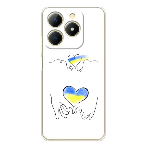 Чехол с принтом «Мир Украине» для Realme Note 70T