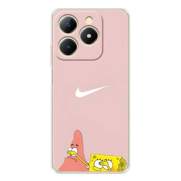 Чехол с принтом «Патрик и Губка» для Realme Note 70T