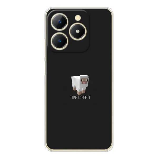 Чехол с принтом «Овечка Майнкрафт» для Realme Note 70T