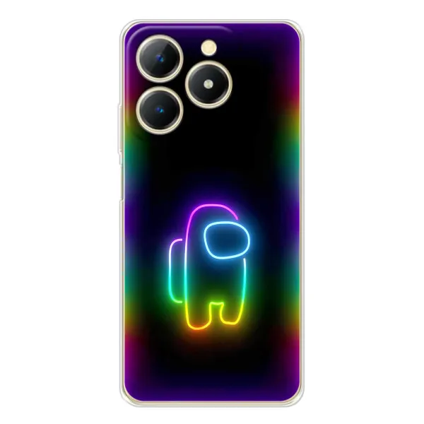 Чехол с принтом «Яркий скин» для Realme Note 70T