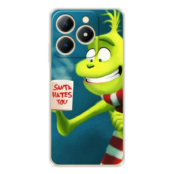 Чехол с принтом «Зеленый Гринч» для Realme Note 70T