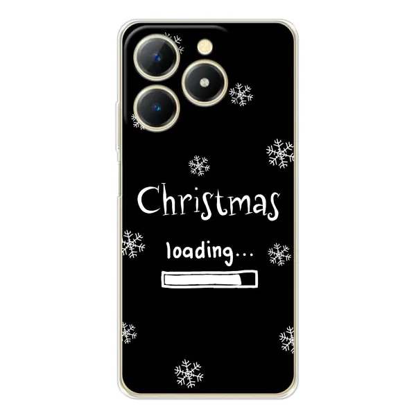 Чехол с принтом «Christmas loading» для Realme Note 70T