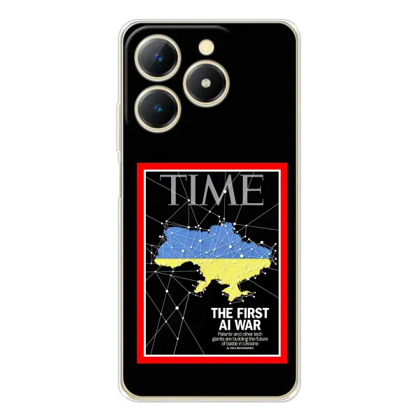 Чохол з принтом «TIME Ukraine» для Realme Note 70T Чохол з принтом «TIME Ukraine» для Realme Note 70T
