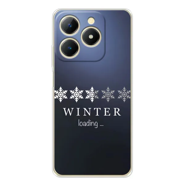 Чехол с принтом «Winter loading» для Realme Note 70T Чехол с принтом «Winter loading» для Realme Note 70T