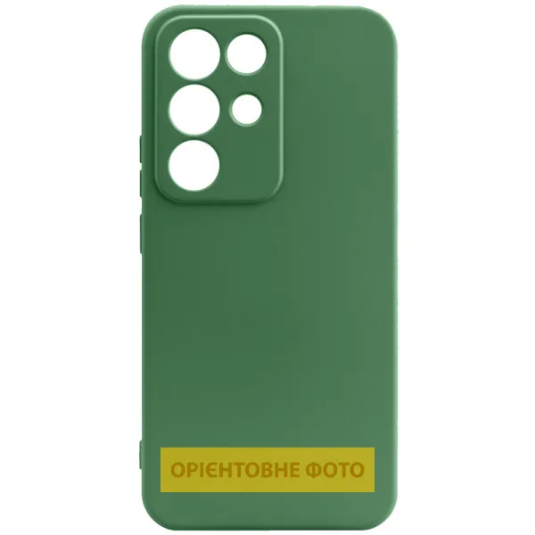 Чохол TPU GETMAN Liquid Silk Full Camera для Realme Note 80 — Зелений