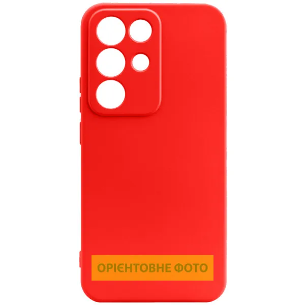 Чохол TPU GETMAN Liquid Silk Full Camera для Realme Note 80 — Червоний