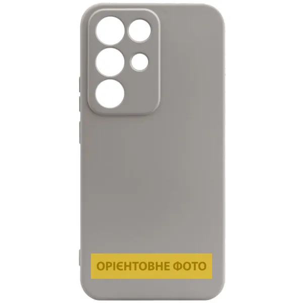 Чохол TPU GETMAN Liquid Silk Full Camera для Realme Note 80 — Сірий