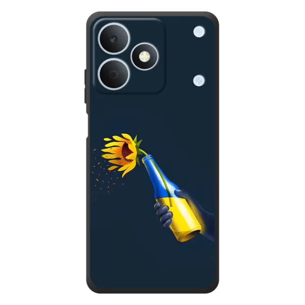 Чехол с принтом «Коктейль молотова» для Realme Note 80