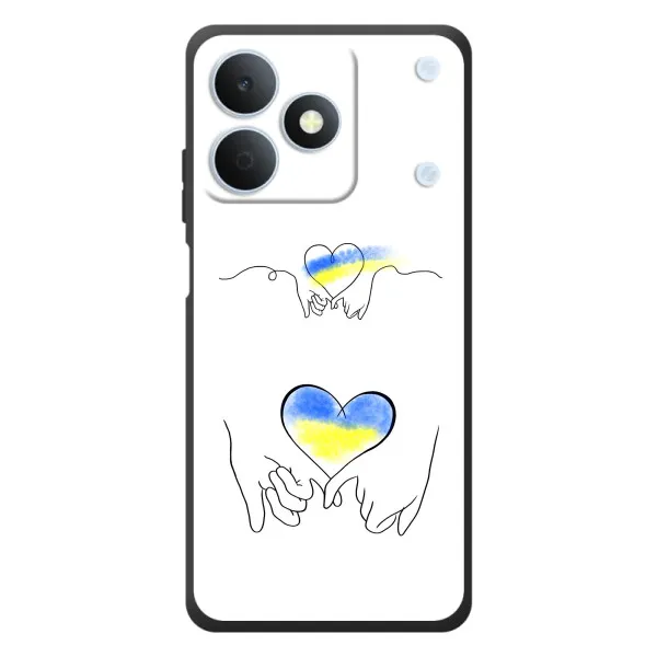 Чехол с принтом «Мир Украине» для Realme Note 80
