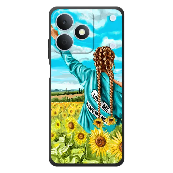 Чехол с принтом «Украиночка» для Realme Note 80