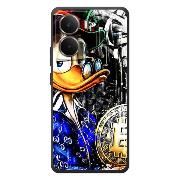 Чехол с принтом «Биткойн Скрудж» для RealMe P3