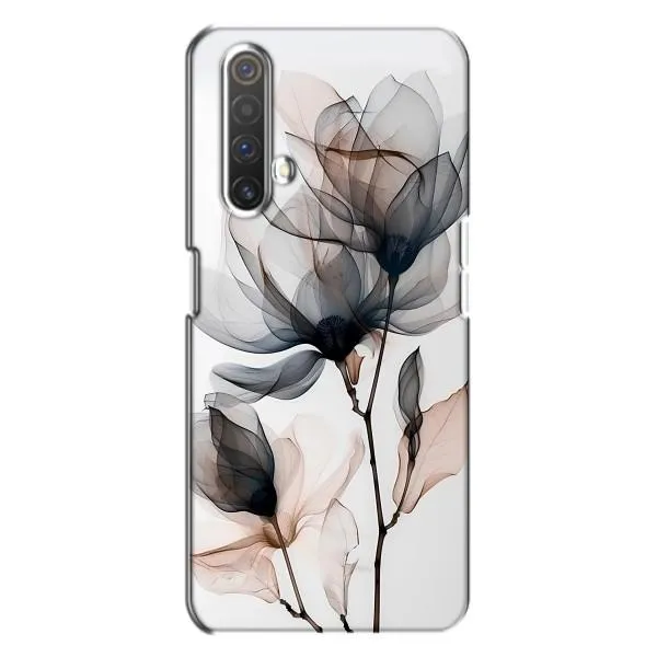 Чехол с принтом «Цветы на белом» для Realme X3 Чехол с принтом «Цветы на белом» для Realme X3