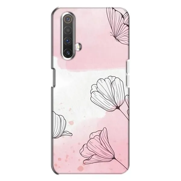 Чехол с принтом «Розовые цветы» для Realme X3 Чехол с принтом «Розовые цветы» для Realme X3