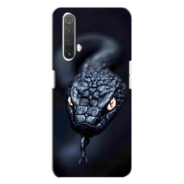 Чехол с принтом «Черная змея» для Realme X3 Чехол с принтом «Черная змея» для Realme X3