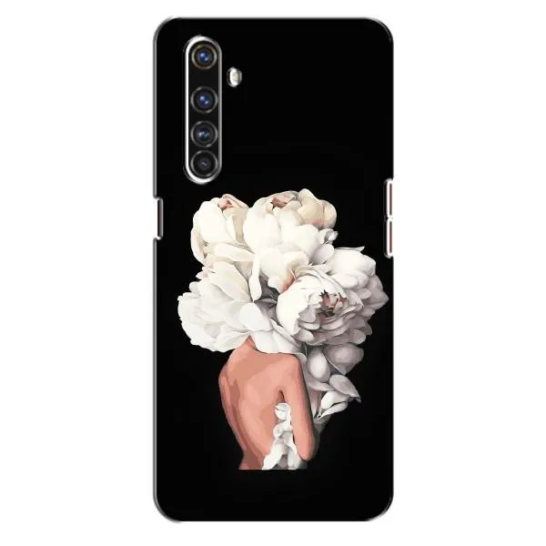Чехол с принтом «Белые цветы» для Realme X50 Pro