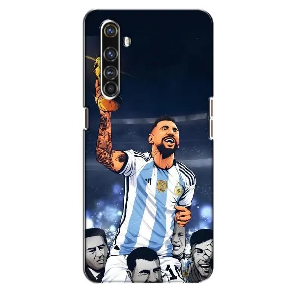 Чехол с принтом «Месси с кубком» для Realme X50 Pro