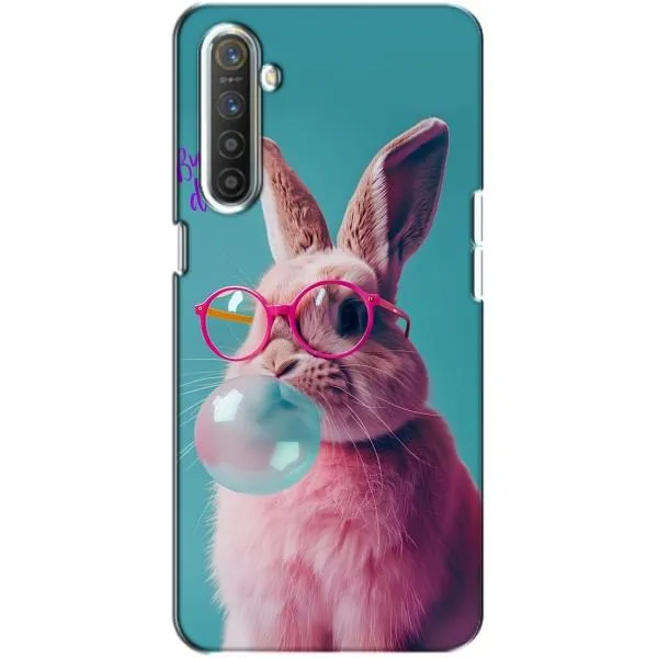 Чохол з принтом «Кролик в окулярах» для Realme XT Чохол з принтом «Кролик в окулярах» для Realme XT