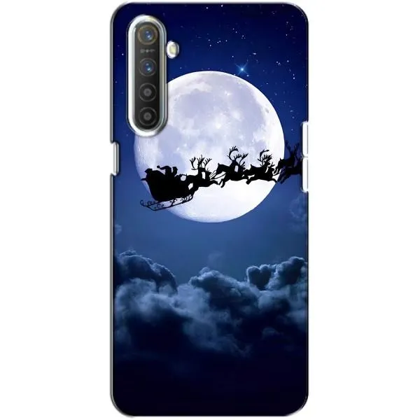 Чохол з принтом «Санта - місяць» для Realme XT Чохол з принтом «Санта - місяць» для Realme XT