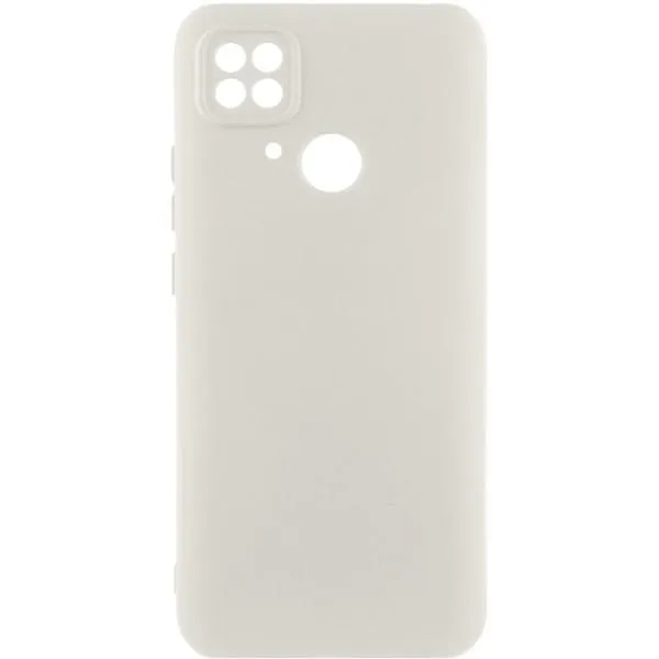 Чехол Silicone Cover Lakshmi Full Camera (AAA) для Xiaomi Redmi 10C — Белый Чехол Silicone Cover Lakshmi Full Camera (AAA) для Xiaomi Redmi 10C — Белый