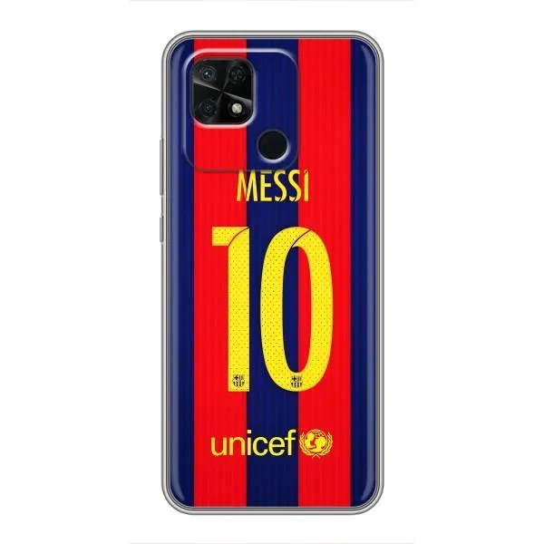 Чехол с принтом «Messi Barca 10» для Xiaomi Redmi 10C Чехол с принтом «Messi Barca 10» для Xiaomi Redmi 10C