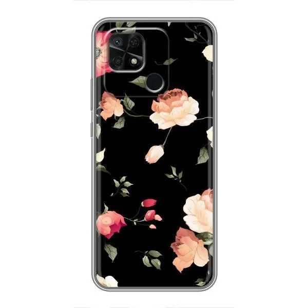 Чохол з принтом «Трояндочки» для Xiaomi Redmi 10C