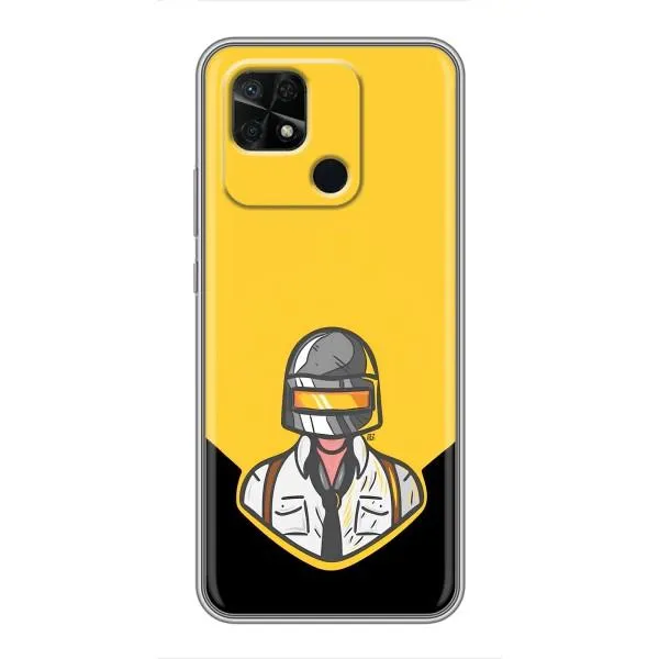 Чехол с принтом «Пабг в шлеме» для Xiaomi Redmi 10C Чехол с принтом «Пабг в шлеме» для Xiaomi Redmi 10C