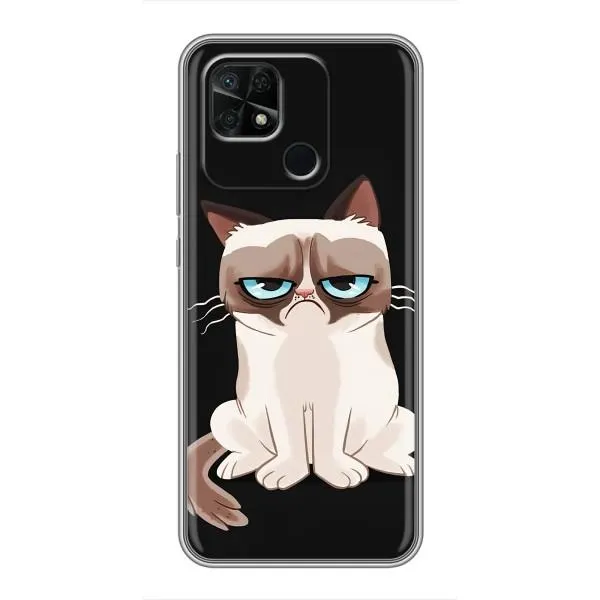Чехол с принтом «Грустный кот» для Xiaomi Redmi 10C Чехол с принтом «Грустный кот» для Xiaomi Redmi 10C
