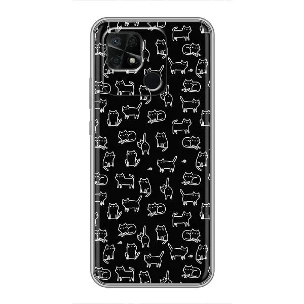 Чехол с принтом «Меленькие котики» для Xiaomi Redmi 10C Чехол с принтом «Меленькие котики» для Xiaomi Redmi 10C