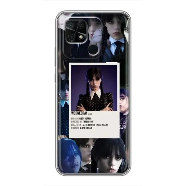 Чехол с принтом «коллаж Уэнздей» для Xiaomi Redmi 10C Чехол с принтом «коллаж Уэнздей» для Xiaomi Redmi 10C
