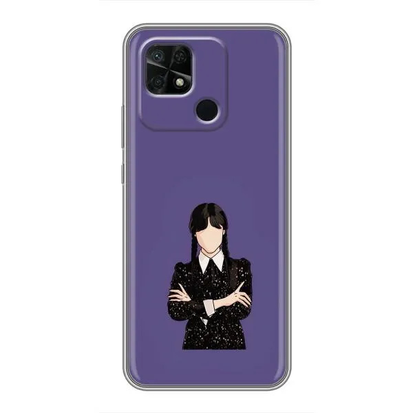Чехол с принтом «Уэнздей в черном» для Xiaomi Redmi 10C Чехол с принтом «Уэнздей в черном» для Xiaomi Redmi 10C