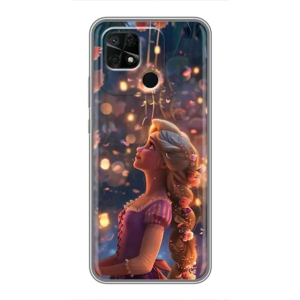 Чехол с принтом «Рапунцель фонарики» для Xiaomi Redmi 10C Чехол с принтом «Рапунцель фонарики» для Xiaomi Redmi 10C