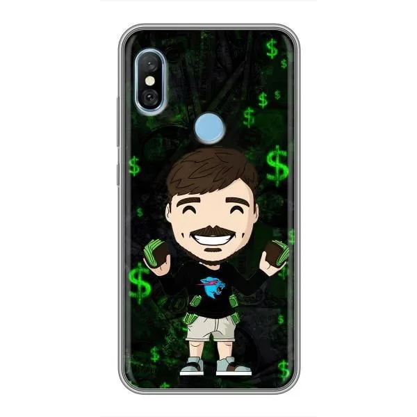 Чехол с принтом «Блогер Beast» для Xiaomi Redmi 6 pro