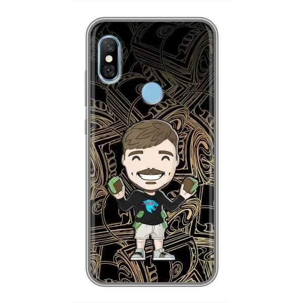 Чехол с принтом «Mister Beast» для Xiaomi Redmi 6 pro