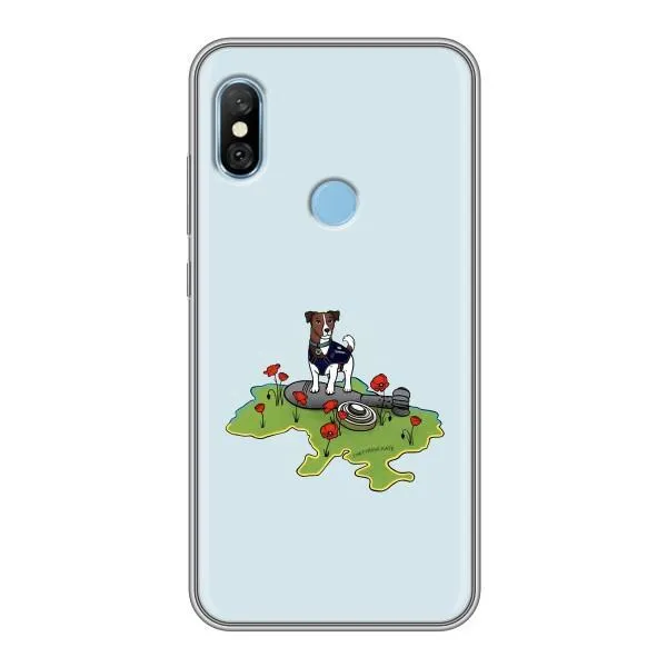 Чехол с принтом «Сапер Пес» для Xiaomi Redmi 6 pro Чехол с принтом «Сапер Пес» для Xiaomi Redmi 6 pro