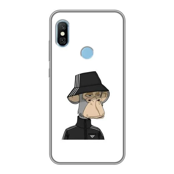 Чехол с принтом «обезьяна NFT Adidas» для Xiaomi Redmi 6 pro