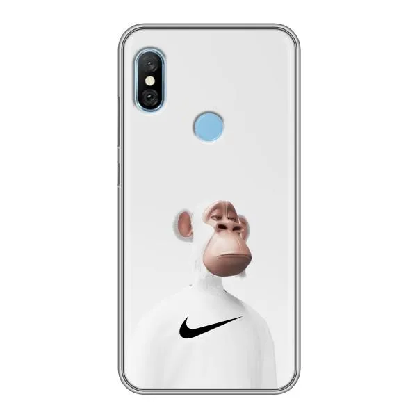 Чехол с принтом «обезьяна NFT Nike» для Xiaomi Redmi 6 pro