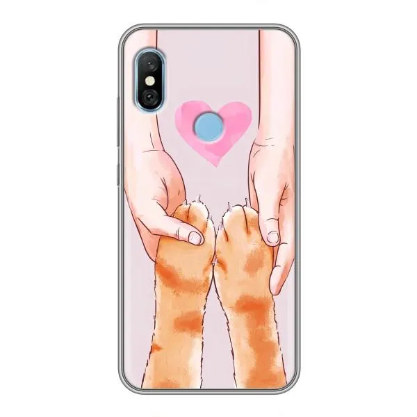 Чехол с принтом «Любовь к котикам» для Xiaomi Redmi 6 pro