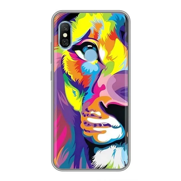 Чехол с принтом «Яркий Лев» для Xiaomi Redmi 6 pro