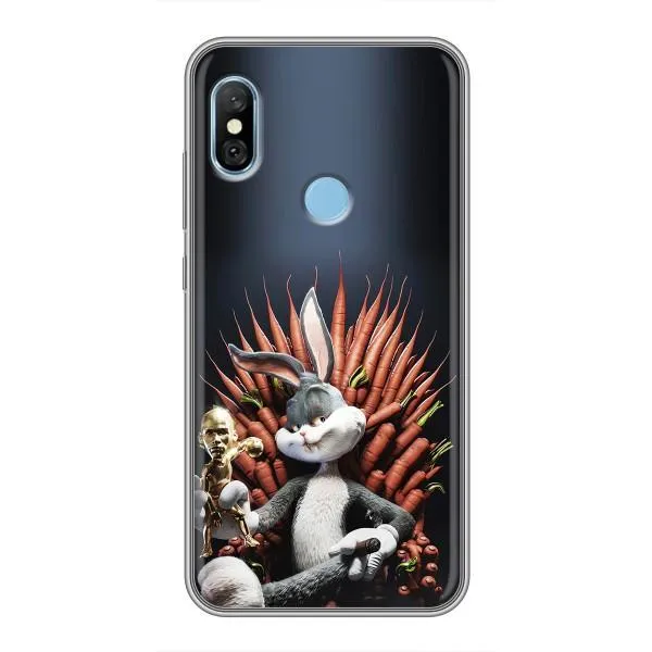Чехол с принтом «Король Кролик» для Xiaomi Redmi 6 pro Чехол с принтом «Король Кролик» для Xiaomi Redmi 6 pro
