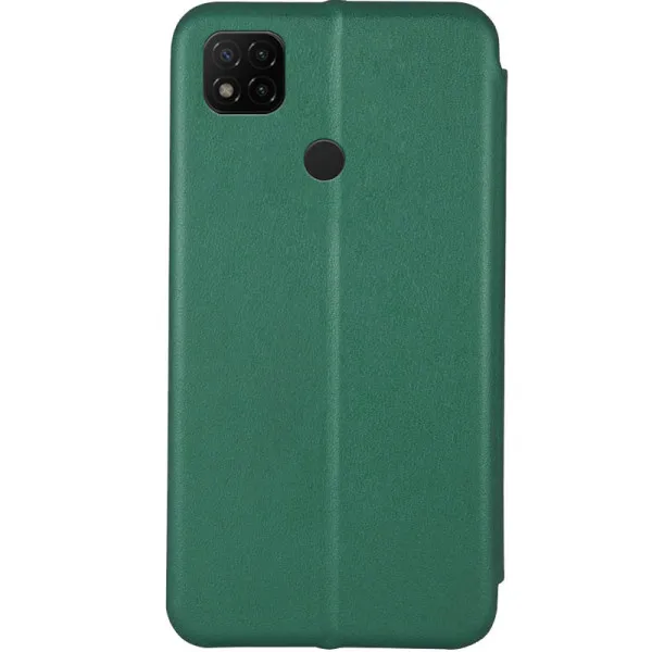 Кожаный чехол-книжка Classy для Xiaomi Redmi 9C / 10A — Зеленый — фото 2 Кожаный чехол-книжка Classy для Xiaomi Redmi 9C / 10A — Зеленый — фото 2