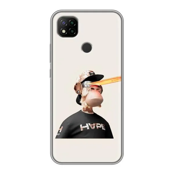 Чехол с принтом «обезьяна NFT в очках» для Xiaomi Redmi 9c
