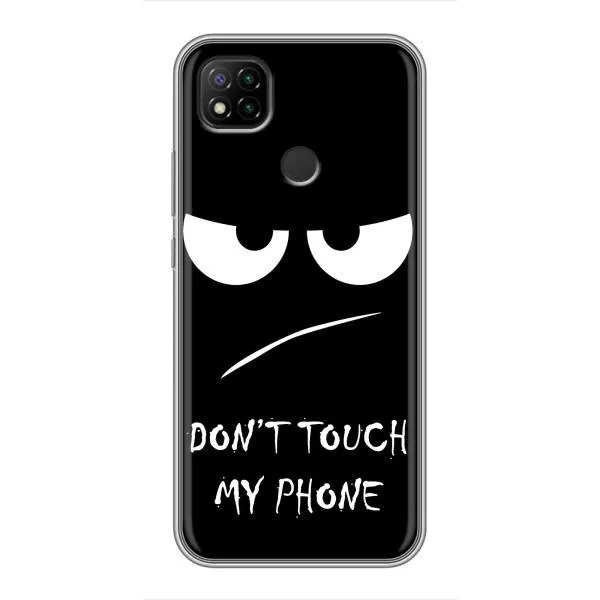 Чехол с принтом «Dont Touch» для Xiaomi Redmi 9c