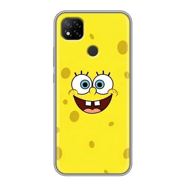 Чехол с принтом «Мордашка Спанч Боба» для Xiaomi Redmi 9c Чехол с принтом «Мордашка Спанч Боба» для Xiaomi Redmi 9c